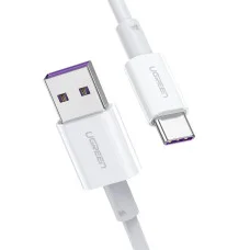 Кабель USB Type-C 5A 40W білий 2м. Ugreen 5A US253